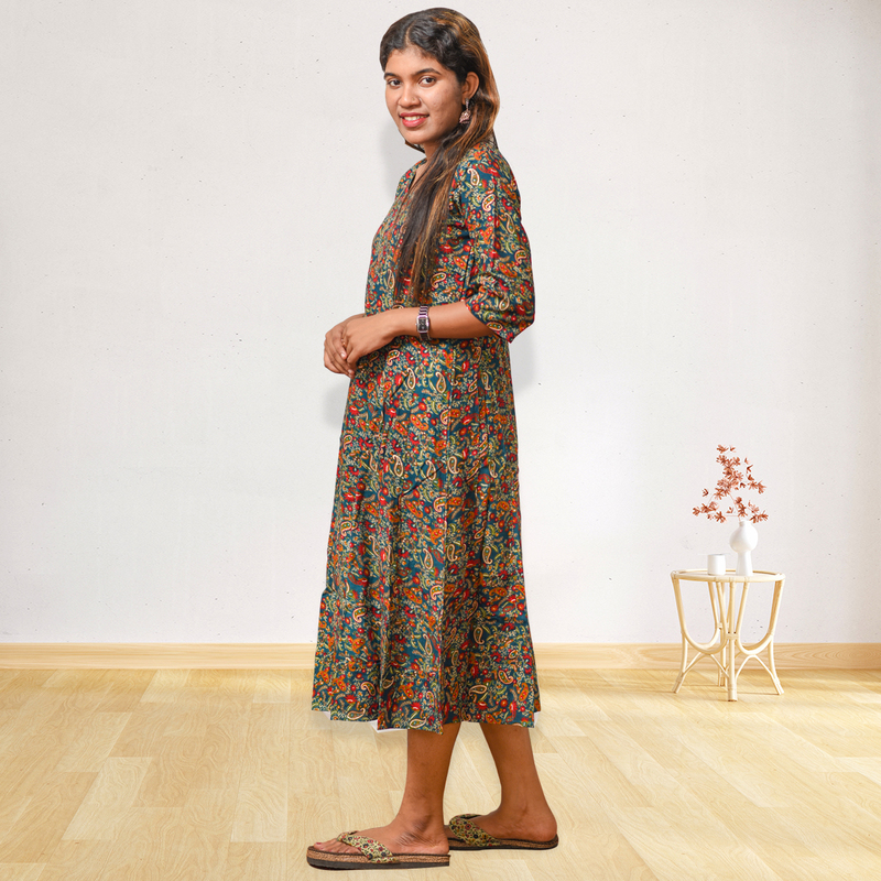 Saniya Midnight Garden Printed Dress Saniya Midnight Garden Printed Dress