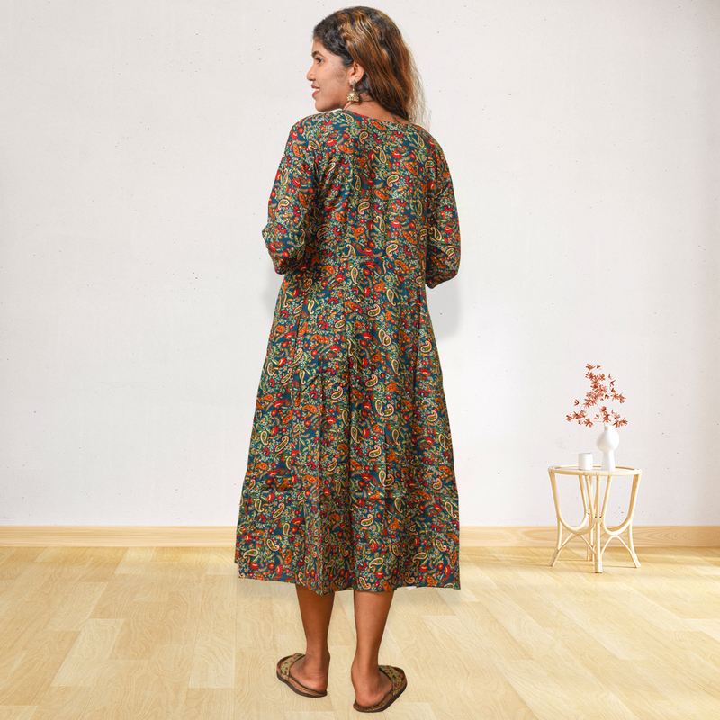 Saniya Midnight Garden Printed Dress Saniya Midnight Garden Printed Dress