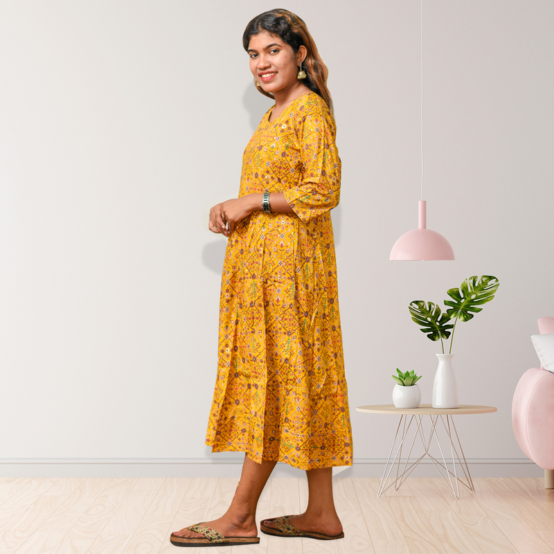 Saniya Sunshine Floral Midi Dress Saniya Sunshine Floral Midi Dress