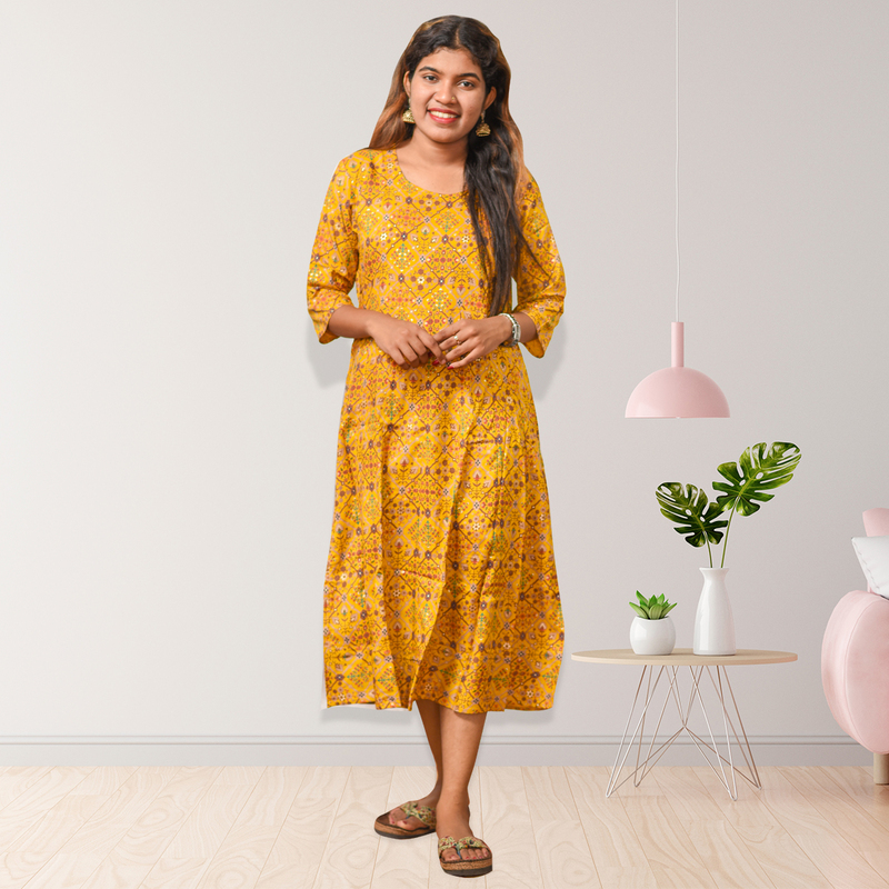 Saniya Sunshine Floral Midi Dress Saniya Sunshine Floral Midi Dress