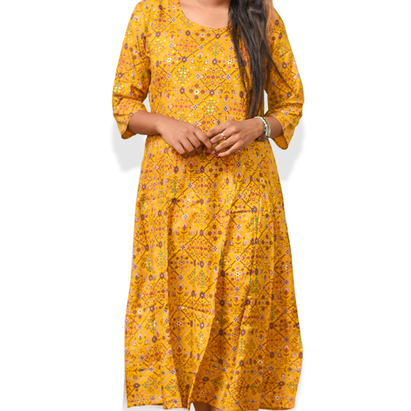 Saniya Sunshine Floral Midi Dress Saniya Sunshine Floral Midi Dress