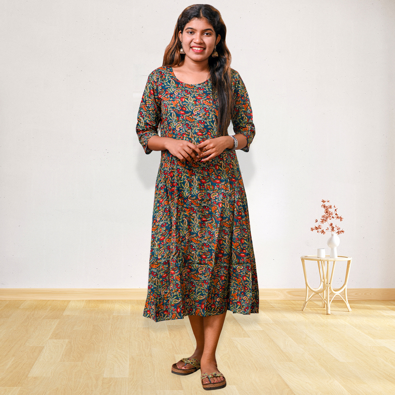 Saniya Midnight Garden Printed Dress Saniya Midnight Garden Printed Dress