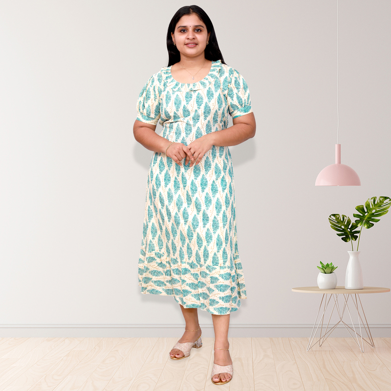 Riya Premium Rayond Printed Frock-3 Riya Premium Rayond Printed Frock-3