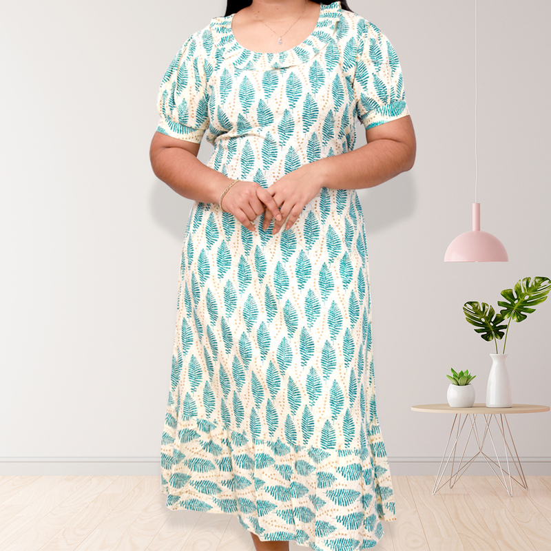 Riya Premium Rayond Printed Frock-3 Riya Premium Rayond Printed Frock-3