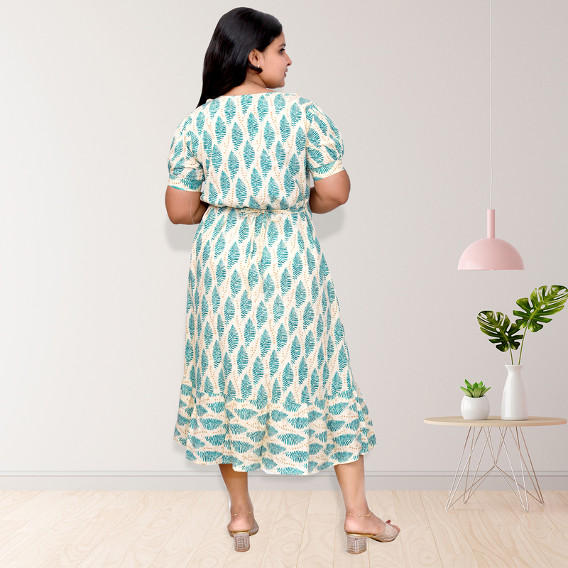 Riya Premium Rayond Printed Frock-3 Riya Premium Rayond Printed Frock-3