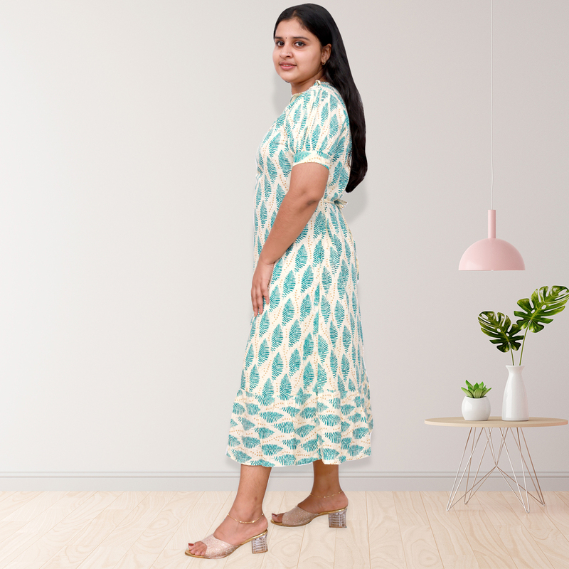 Riya Premium Rayond Printed Frock-3 Riya Premium Rayond Printed Frock-3