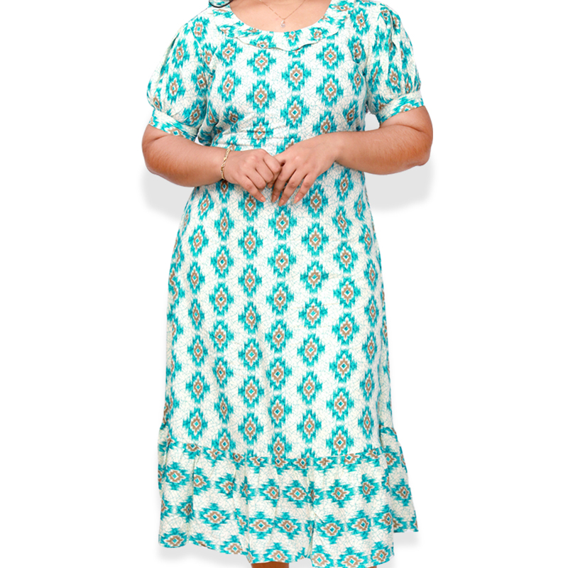 Riya Premium Rayon Printed Frock --4 Riya Premium Rayon Printed Frock --4