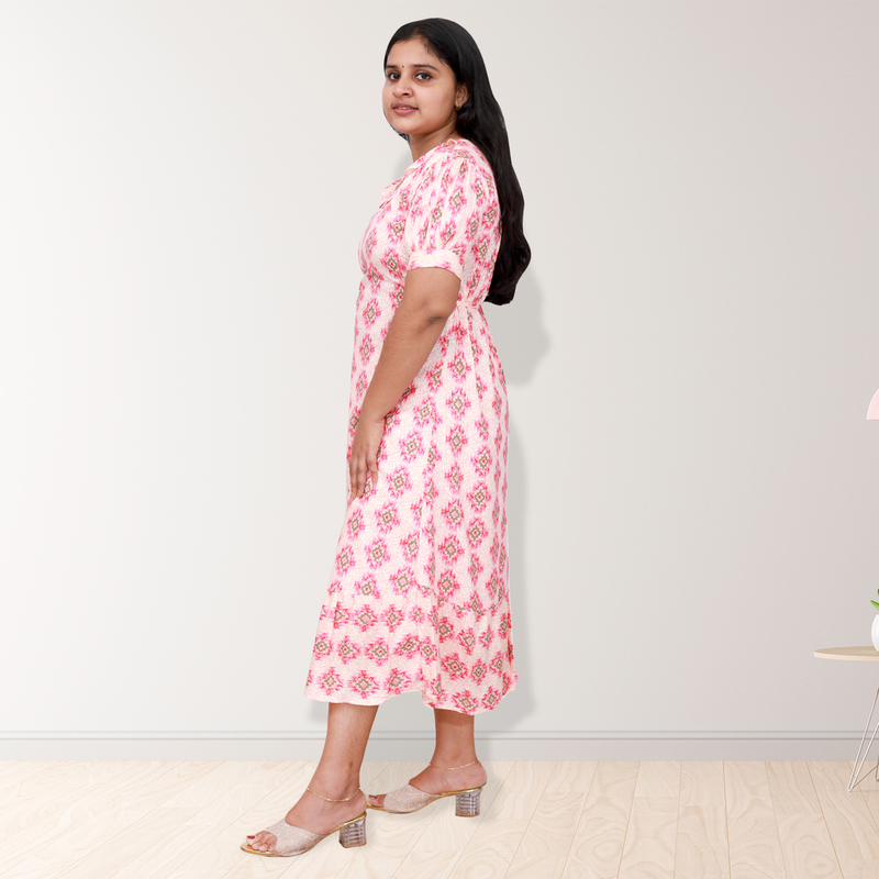 Riya PREMIUM REYON PRINTED FROCK-5 Riya PREMIUM REYON PRINTED FROCK-5