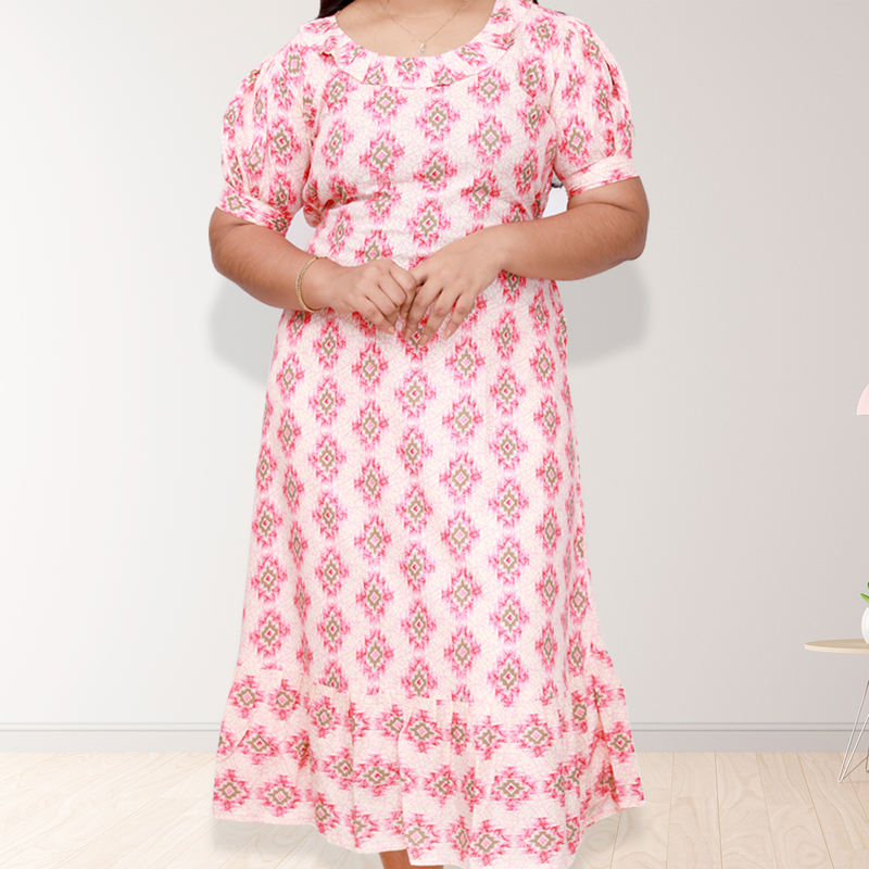 Riya PREMIUM REYON PRINTED FROCK-5 Riya PREMIUM REYON PRINTED FROCK-5