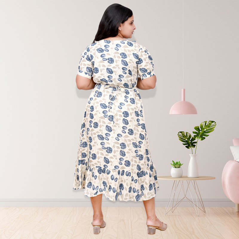 Riya Premium Rayon Printed Frock Top-5