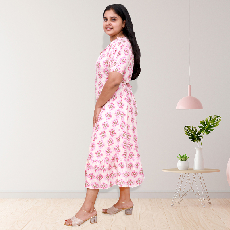 Riya Premium Rayon Printed Frock Top6 Riya Premium Rayon Printed Frock Top6