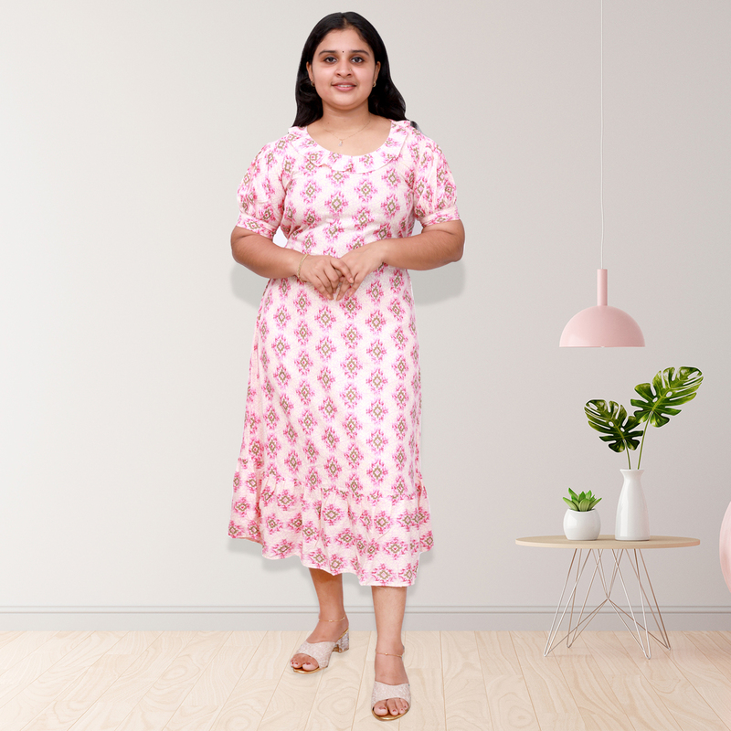 Riya Premium Rayon Printed Frock Top6 Riya Premium Rayon Printed Frock Top6