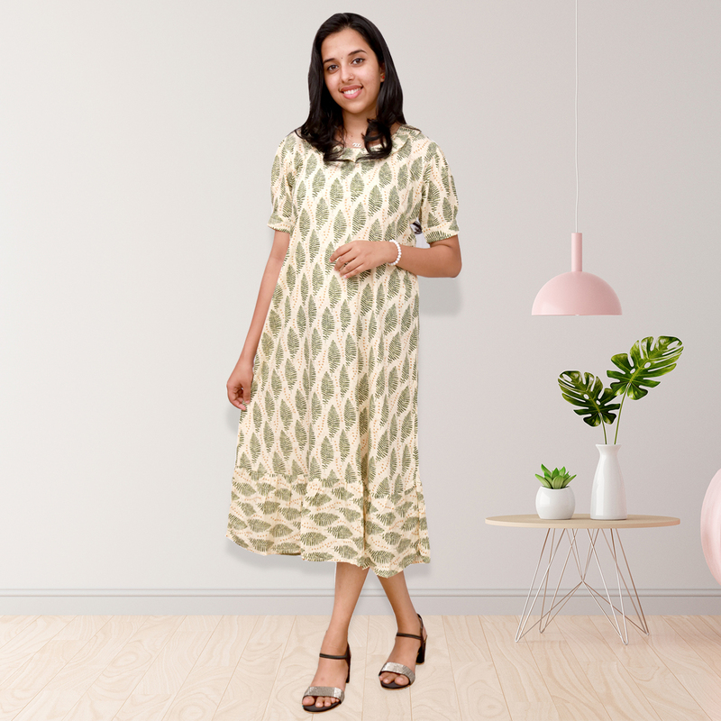 RIYA PREMIUM REYON PRINTED E FROCK TOP RIYA PREMIUM REYON PRINTED E FROCK TOP