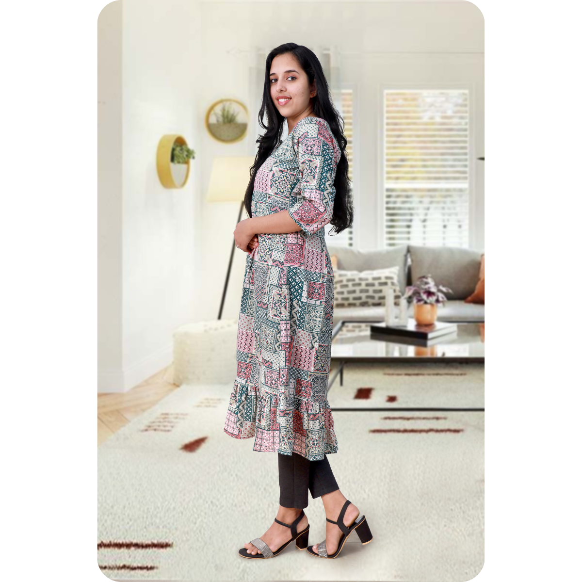 Isha Pink & Green Mix Isha Pink & Green Mix