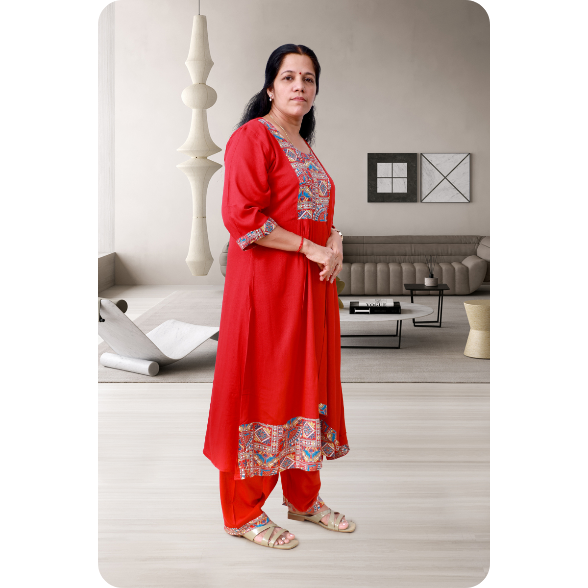 Yamika 3 Piece Set - Red Yamika 3 Piece Set - Red