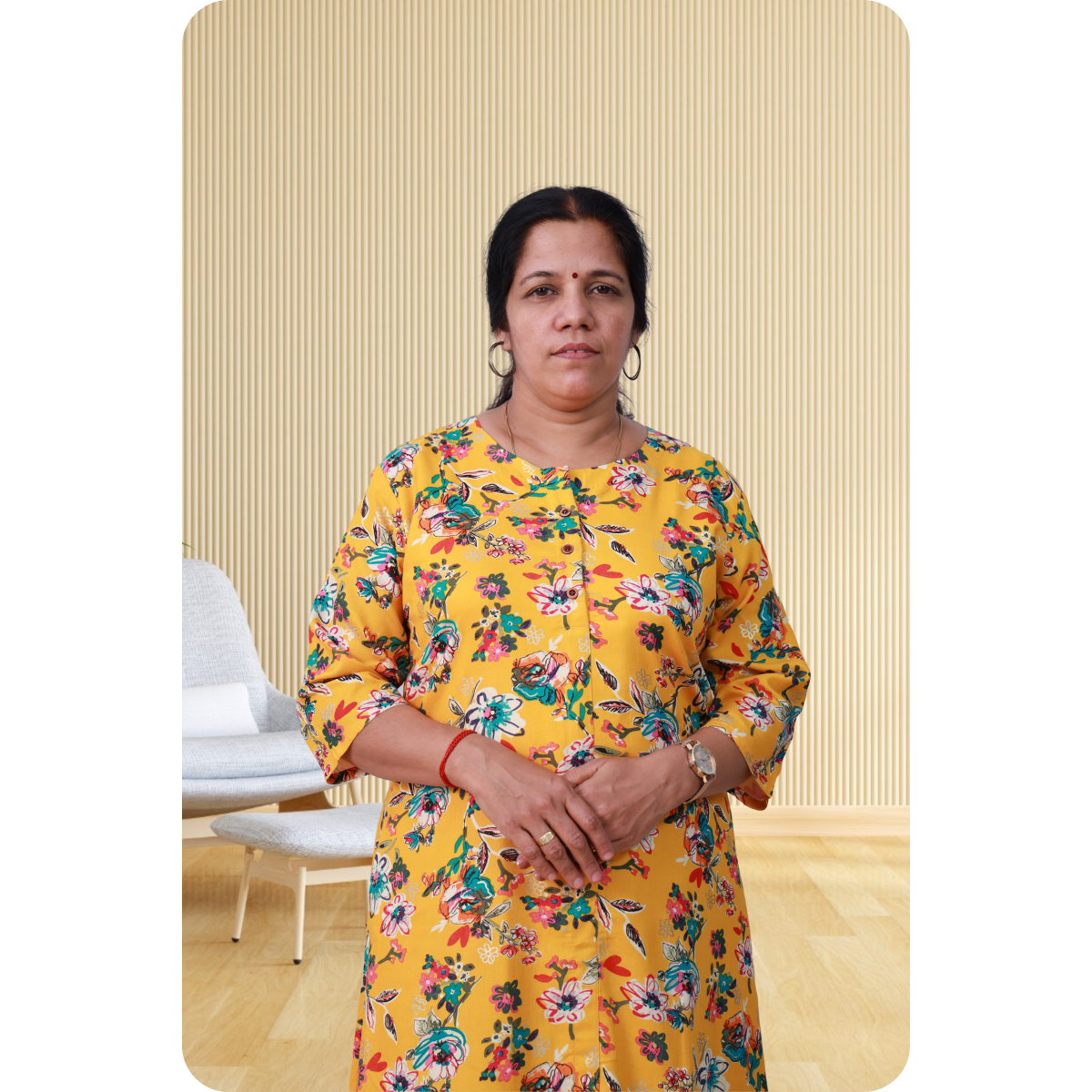 Jasmine Side Slited Yellow Printed Top Jasmine Side Slited Yellow Printed Top