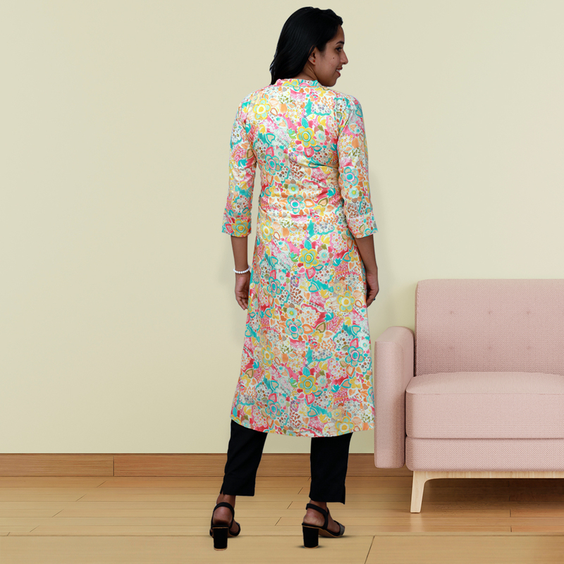 Zahari Floral Dress-Pastel Bloom